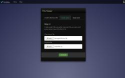 Webapp screenshot